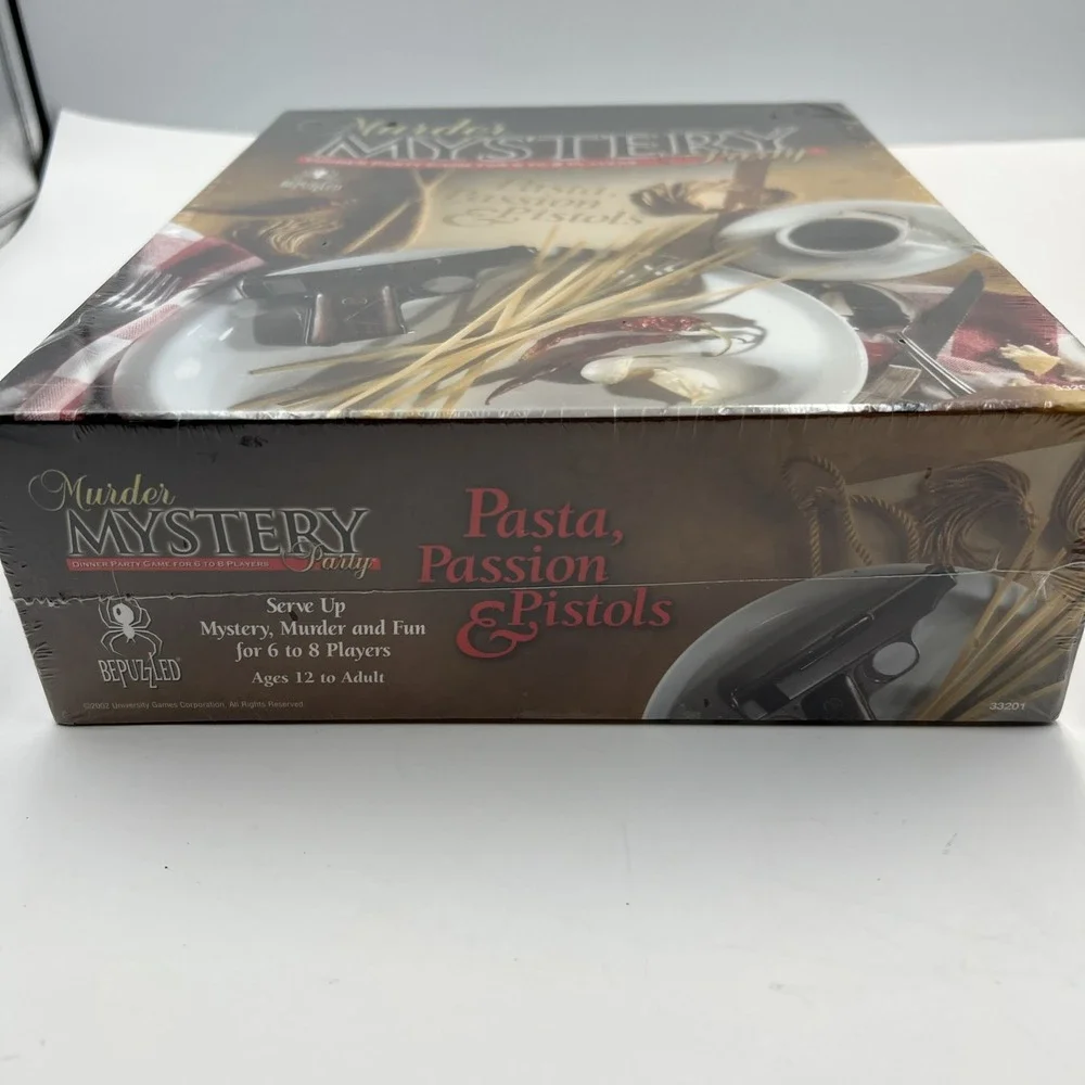 Murder Mystery Dinner Party Game‎ Pasta, Passion & Pistols *New*